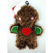 Vianočný plyšový perník pískajúci 22 cm